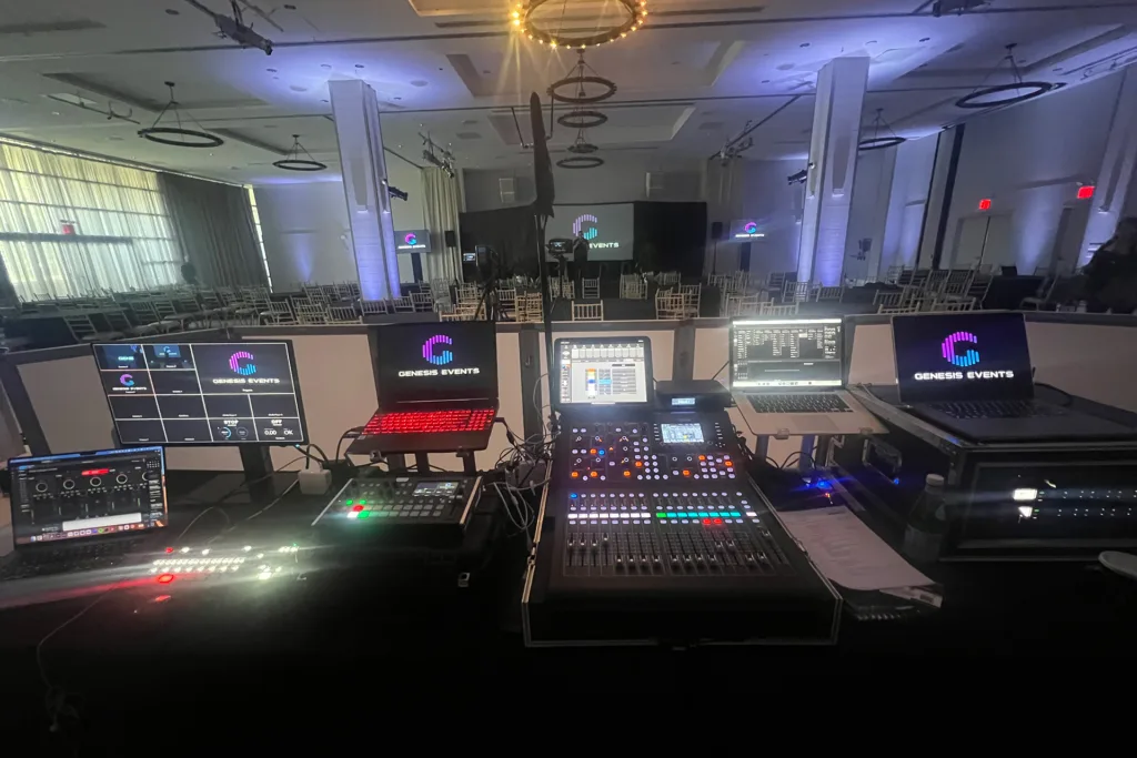 High quality sound and AV solutions at Genesis events